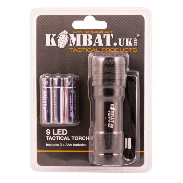 Ліхтарик Kombat UK 9 LED Tactical torch kb-9ltt фото