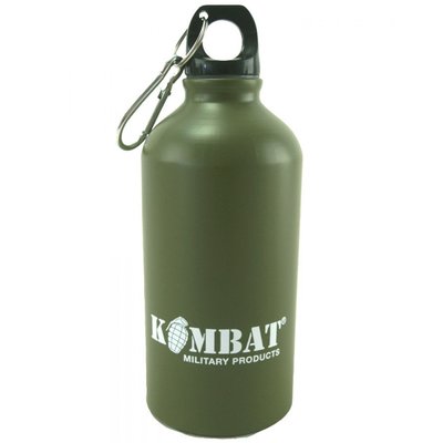 Фляга алюмінієва Kombat UK Aluminium Water Bottle kb-awb500-olgr фото