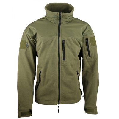 Флісова кофта (S) Kombat UK Defender Tactical Fleece, олива Defender Tactical Fleece фото