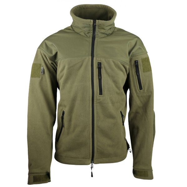 Флисовая кофта (S) Kombat UK Defender Tactical Fleece, олива Defender Tactical Fleece фото