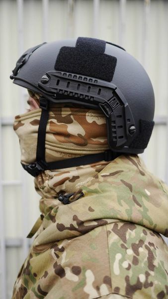 Шолом Fast Bulletproof Helmet Kevlar клас IIIA (чорний, розмір L) 7014 фото