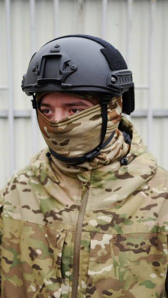 Шолом Fast Bulletproof Helmet Kevlar клас IIIA (чорний, розмір L) 7014 фото