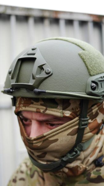 Шолом Fast Bulletproof Helmet Kevlar клас IIIA (хакі, розмір M) 7007 фото