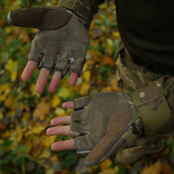 Тактические утепленные зимние перчатки Softshell мультикам 1600 фото