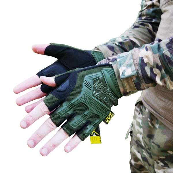 Перчатки тактические беспалые Mechanix MXK-2 Олива(L) 1608 фото