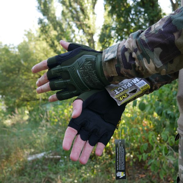 Перчатки тактические беспалые Mechanix MXK-2 Олива(L) 1608 фото