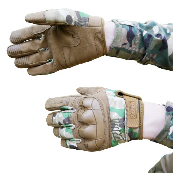 Рукавиці тактичні Mechanix M-Pact 3 з кісточками Мультикам(M) 1610-M фото