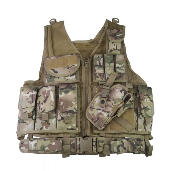 Жилет розгрузка Kombat UK Cross-draw Tactical Vest, мультикам kb-cdtv-btp фото