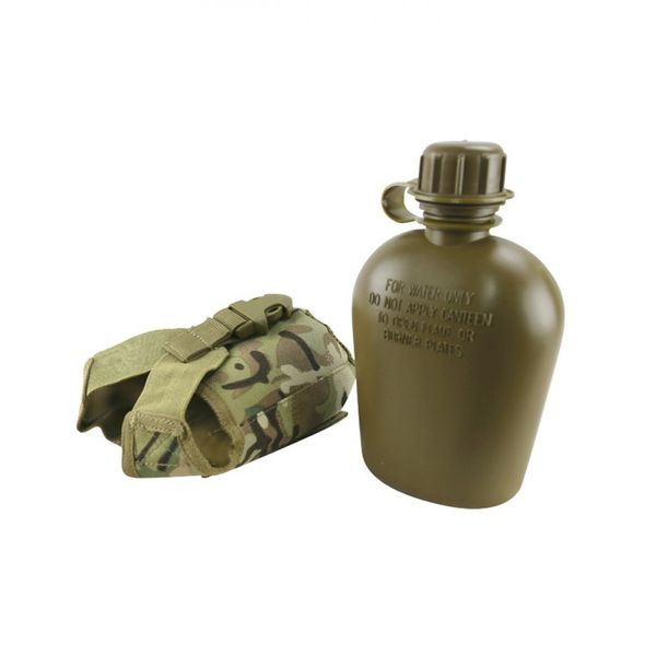 Фляга тактическая Kombat UK Tactical Water Bottle, мультикам kb-twbt-btp фото